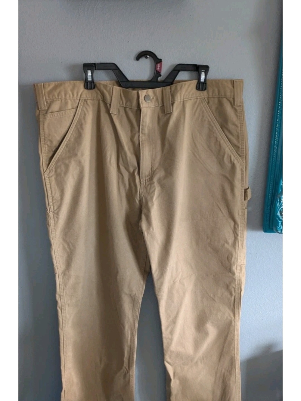 Carhartt Mens 40x32 Duck Carpenter Pants ~ Relaxed Fit B324 Work Pants, Workwear